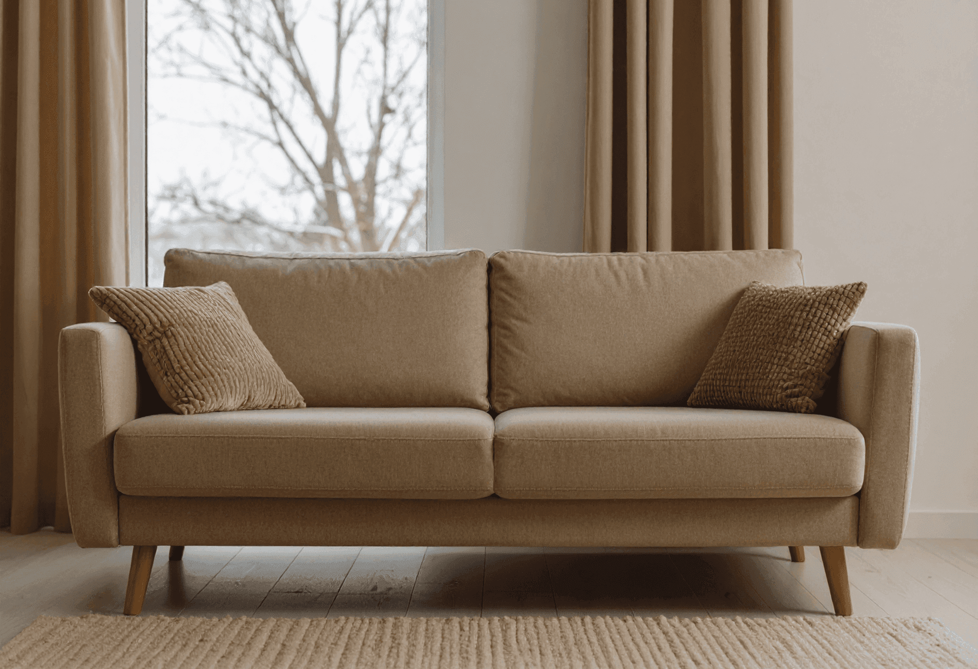 Beautifully upholstered armchair — foam and fabric in Kolkata